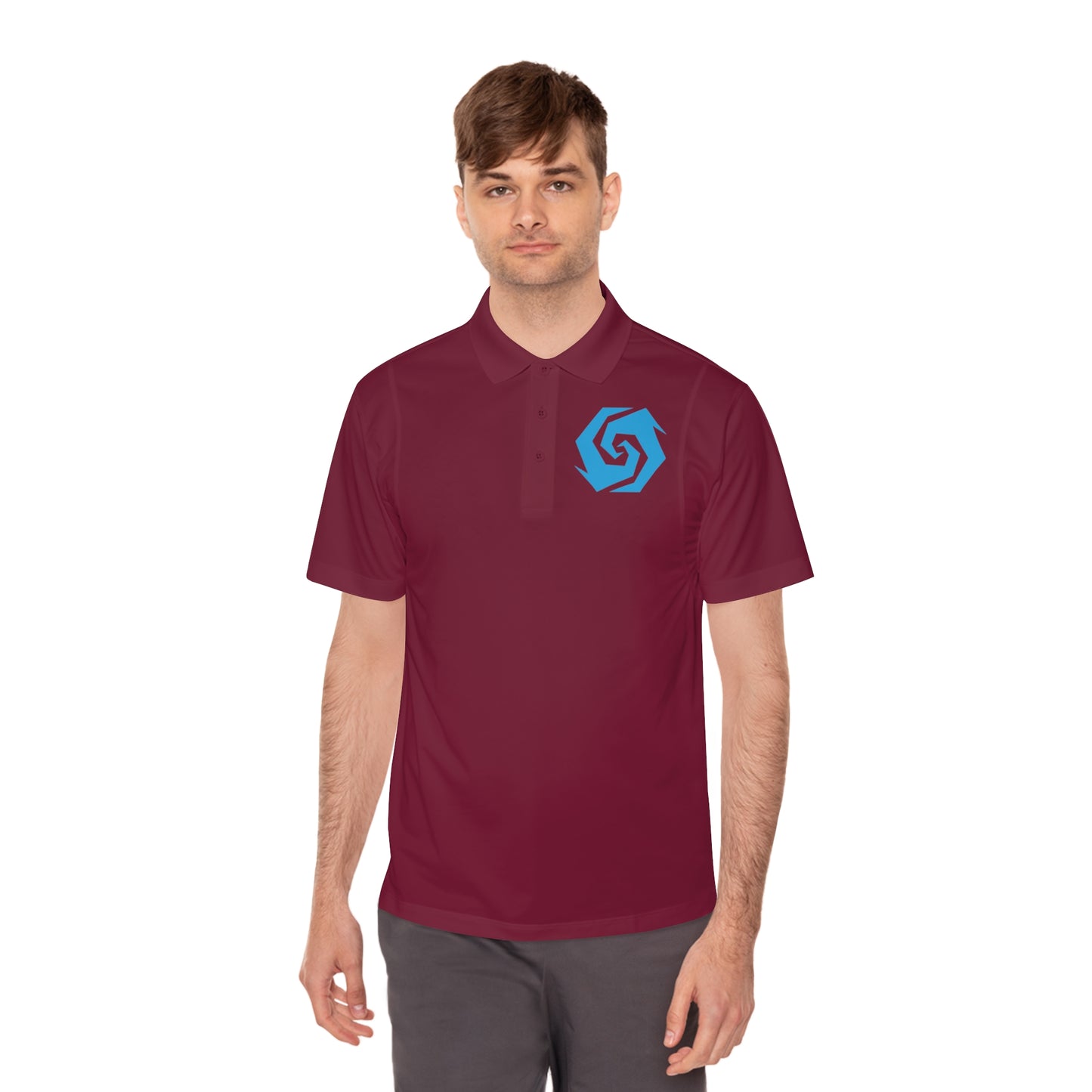 Illuminati -  Sapphire Butt Polo Shirt (Embroidery)