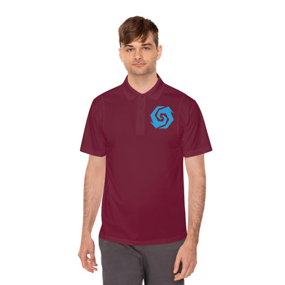 Illuminati -  Sapphire Butt Polo Shirt (Embroidery)