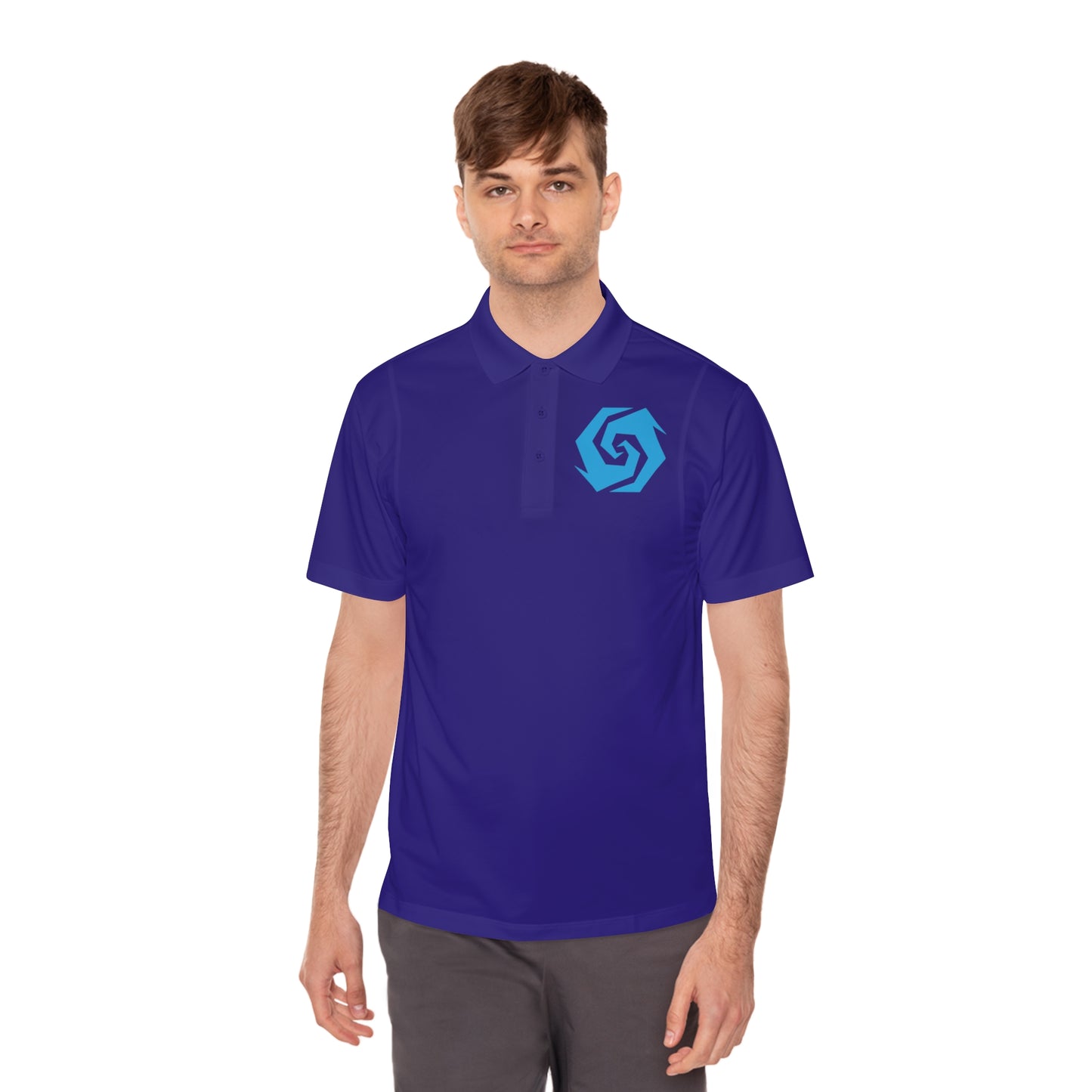 Illuminati -  Sapphire Butt Polo Shirt (Embroidery)