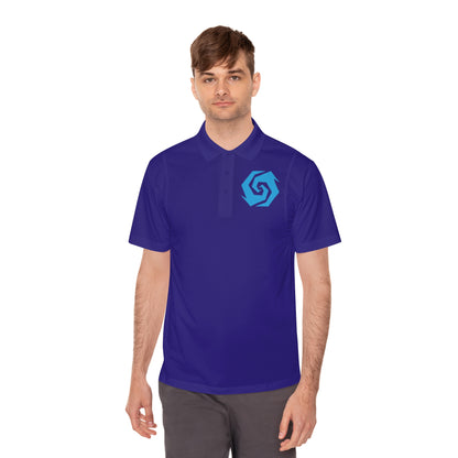 Illuminati -  Sapphire Butt Polo Shirt (Embroidery)