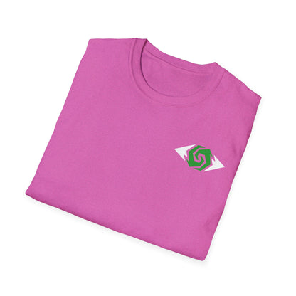 Illuminati - White/Emerald Eye Logo Tee