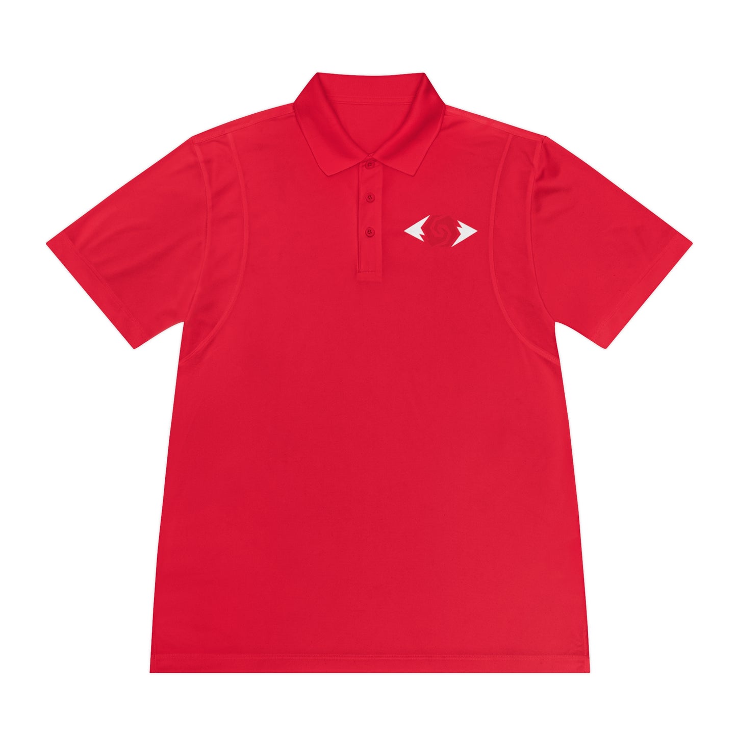 Illuminati -  White/Ruby Polo Shirt (Embroidery)