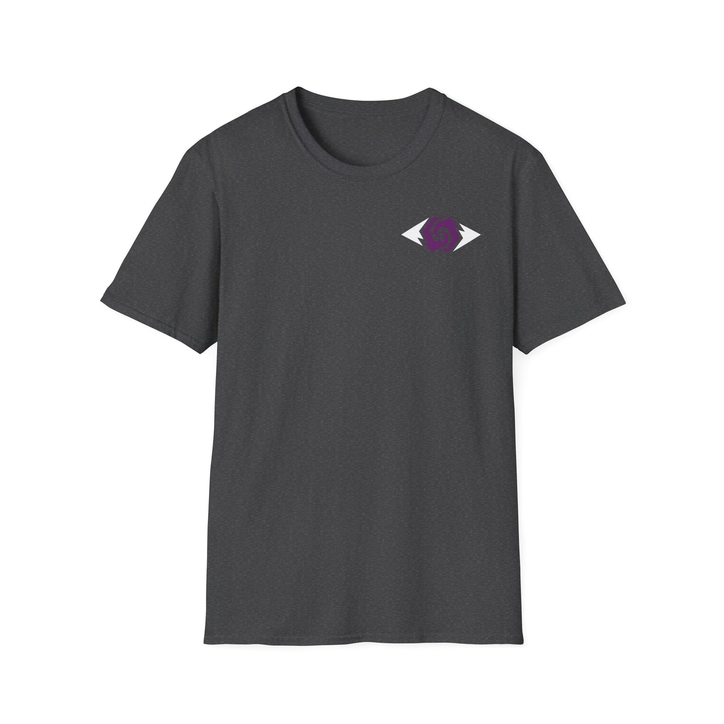 Illuminati - White/Amethyst Eye Logo Tee