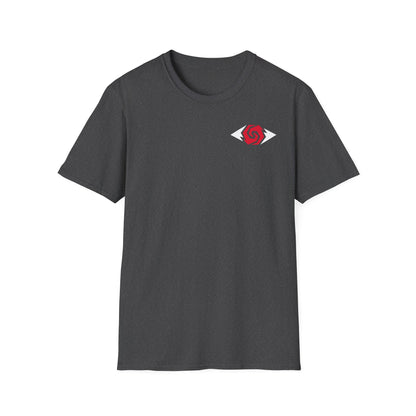 Illuminati - White/Ruby Eye Logo Tee
