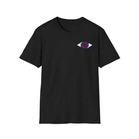 Illuminati - White/Amethyst Eye Logo Tee