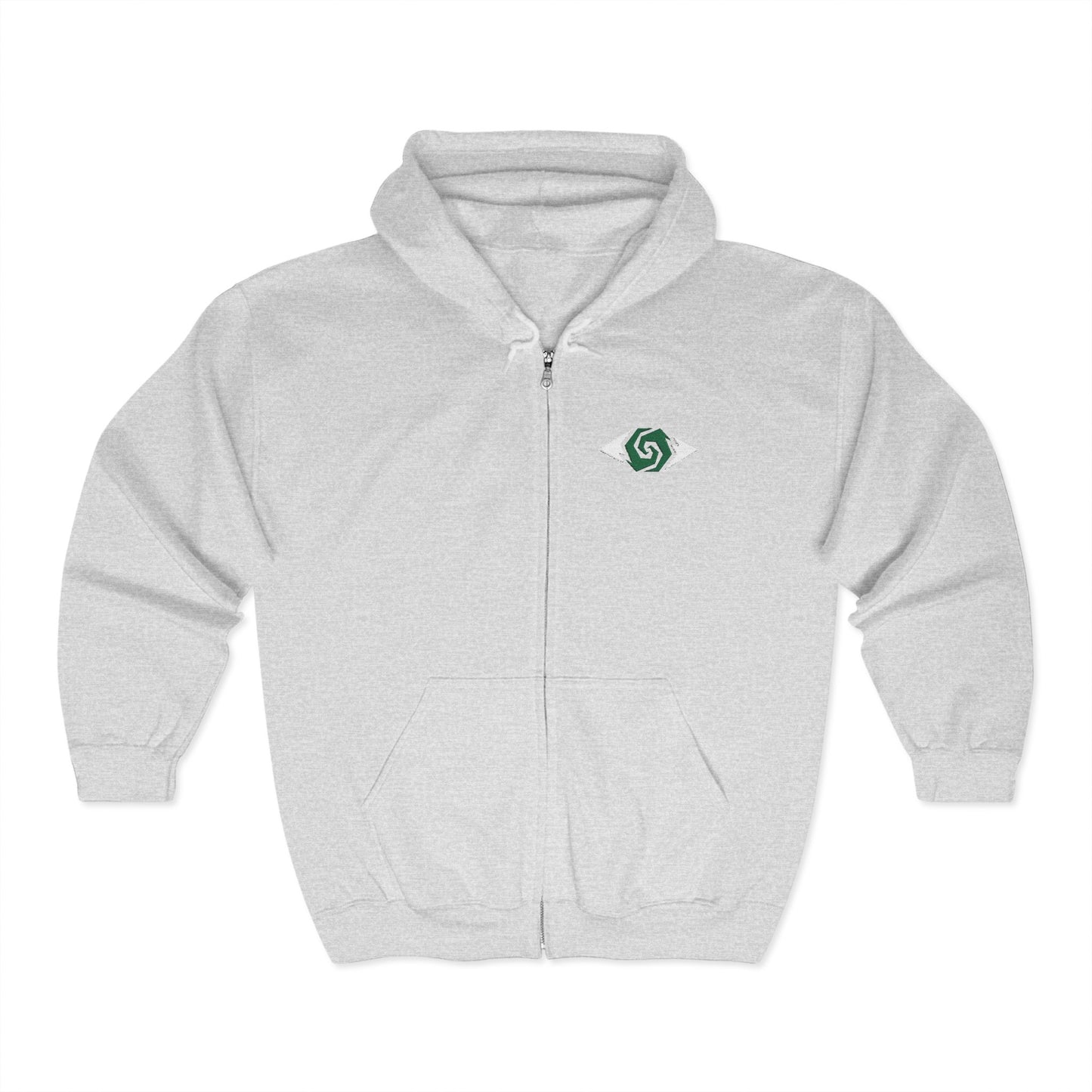 Illuminati - Eco-Friendly Unisex Full Zip Hoodie with Unique Logo