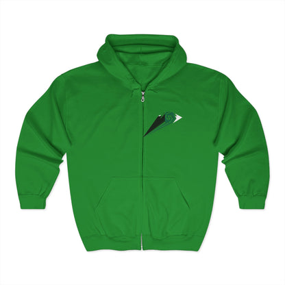 Illuminati - Eco-Friendly Unisex Full Zip Hoodie with Unique Logo