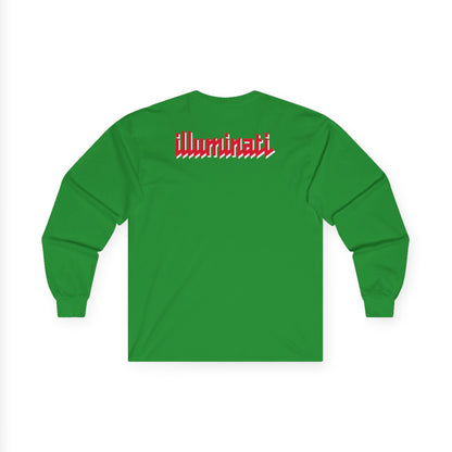 Illuminati – White/Ruby Eye Long Sleeve Tee