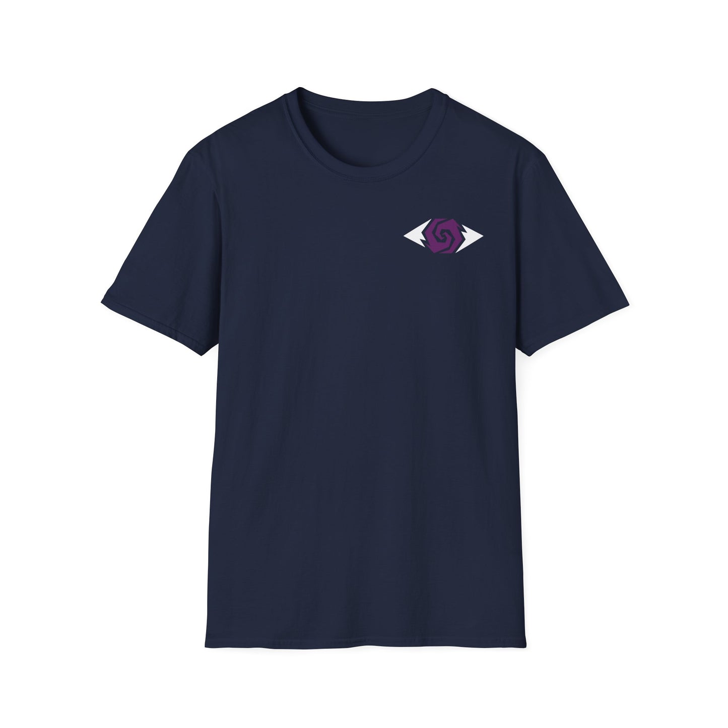 Illuminati - White/Amethyst Eye Logo Tee