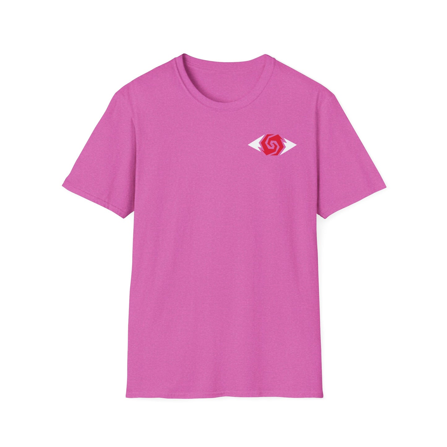 Illuminati - White/Ruby Eye Logo Tee