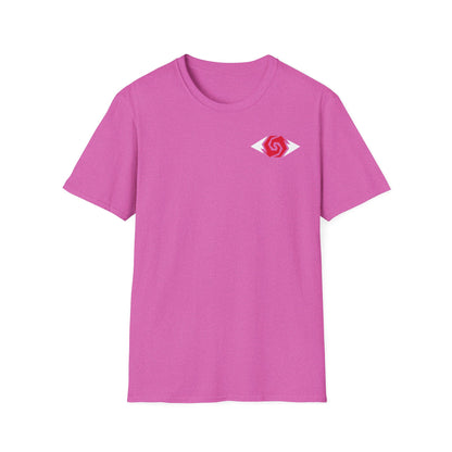 Illuminati - White/Ruby Eye Logo Tee