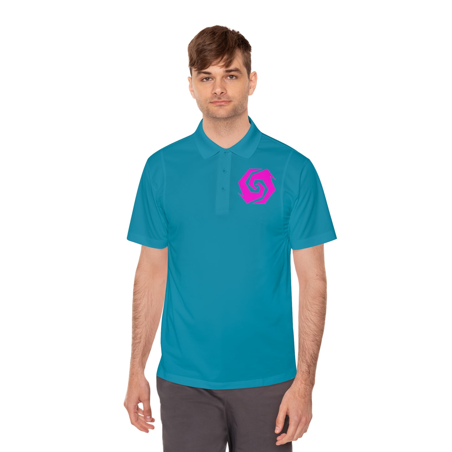 Illuminati -  Labradorite Butt Polo Shirt (Embroidery)