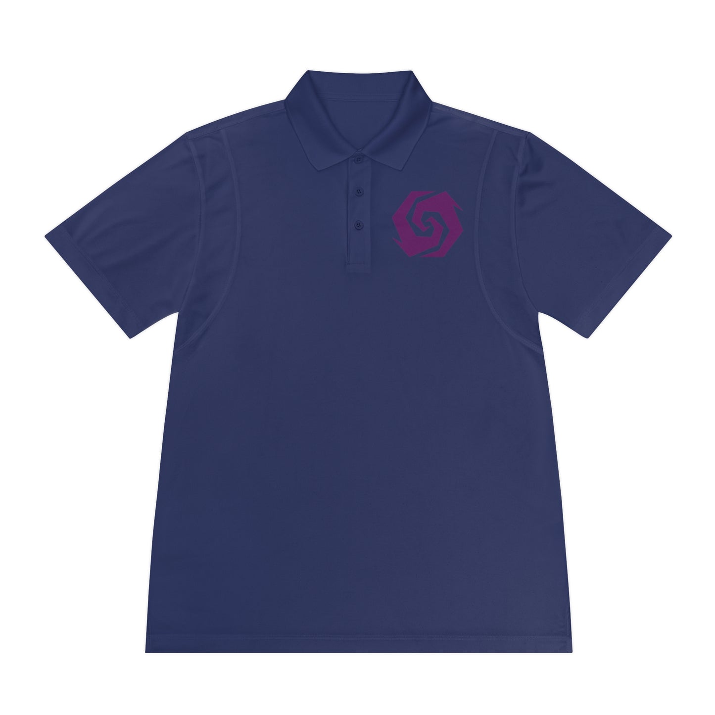 Illuminati -  Amethyst Butt Polo Shirt (Embroidery)