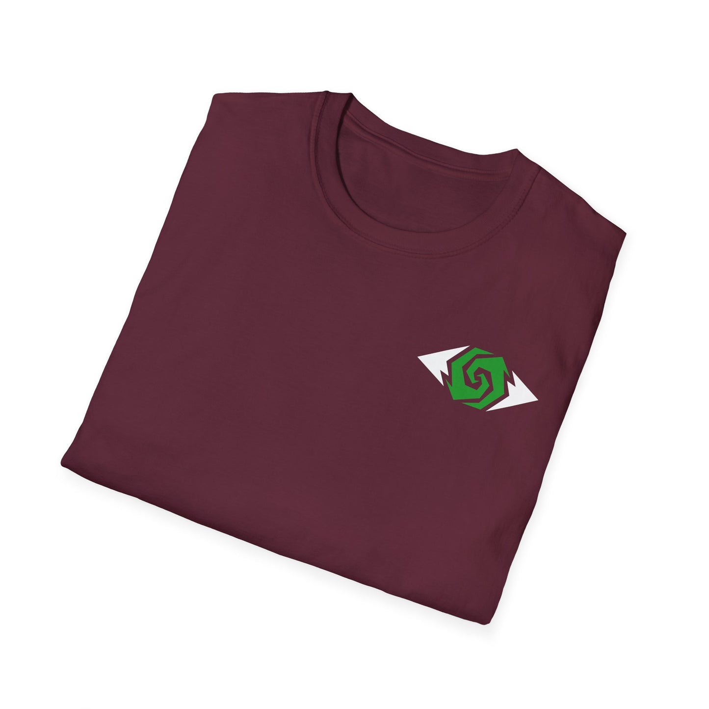 Illuminati - White/Emerald Eye Logo Tee