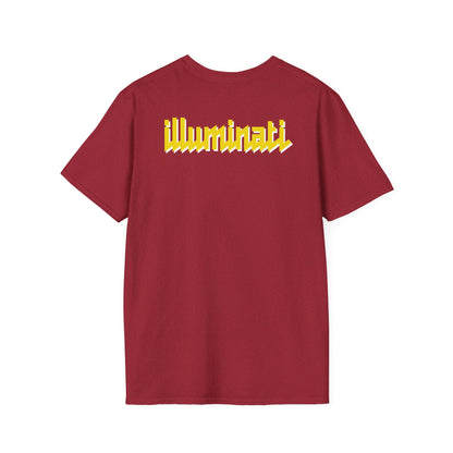 Illuminati - White/Amber Eye Logo Tee