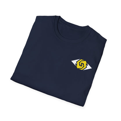 Illuminati - White/Amber Eye Logo Tee