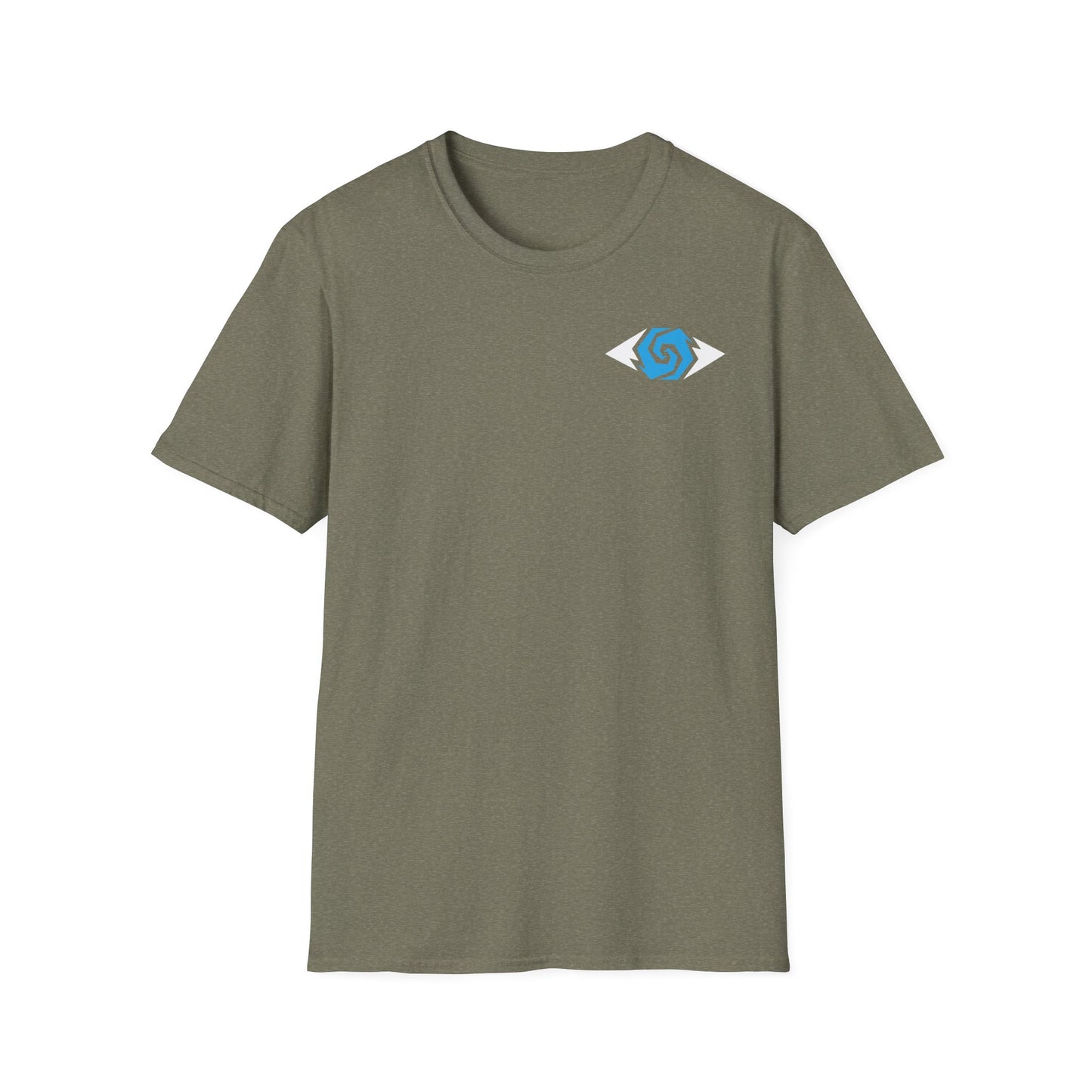 Illuminati - White/Sapphire Eye Logo Tee
