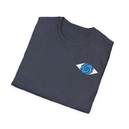 Illuminati - White/Sapphire Eye Logo Tee
