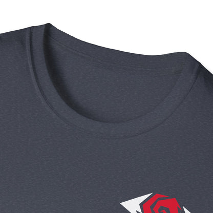 Illuminati - White/Ruby Eye Logo Tee