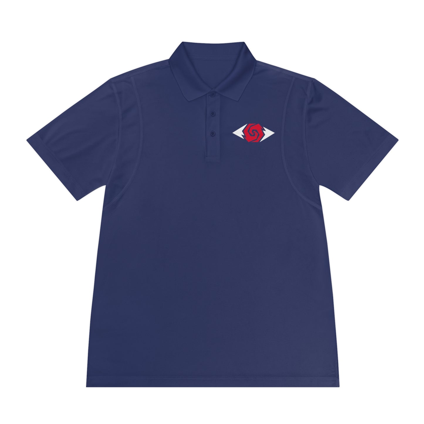 Illuminati -  White/Ruby Polo Shirt (Embroidery)