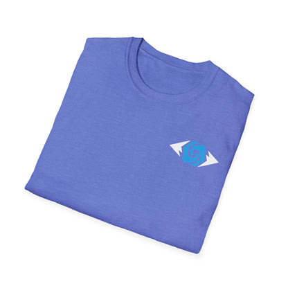 Illuminati - White/Sapphire Eye Logo Tee