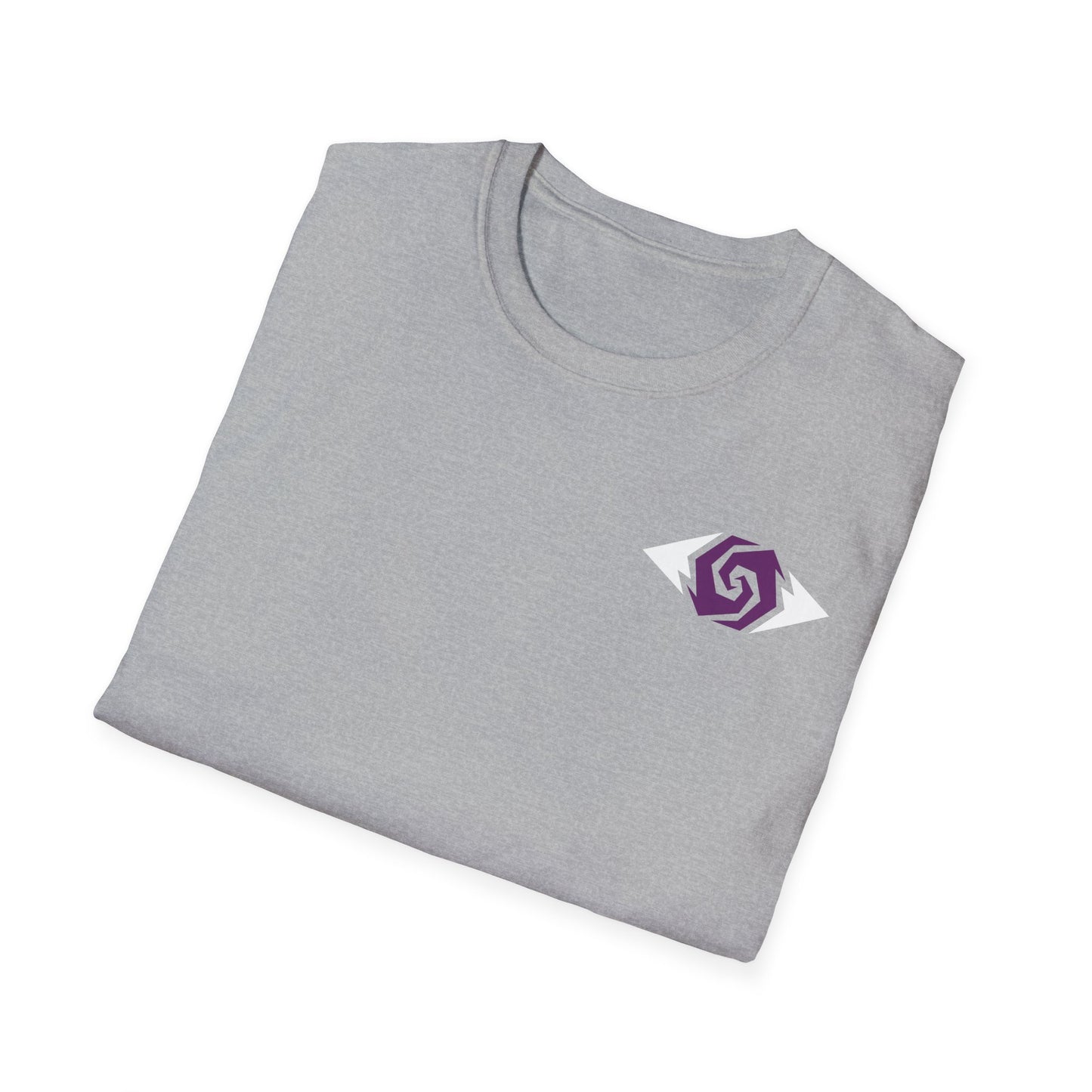 Illuminati - White/Amethyst Eye Logo Tee