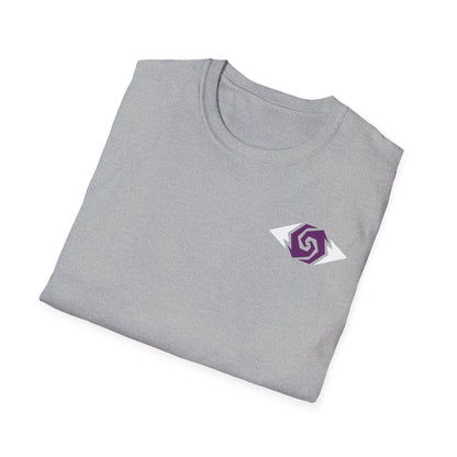 Illuminati - White/Amethyst Eye Logo Tee