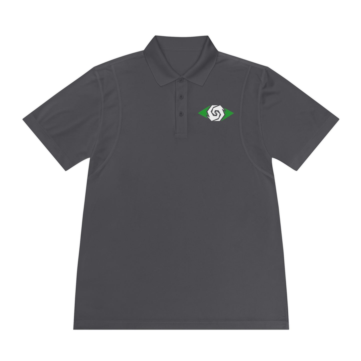 Illuminati -  Emerald/White Eye Polo Shirt (Embroidery)