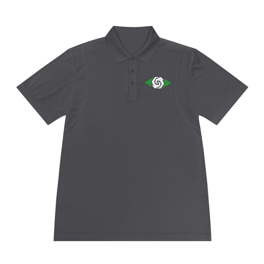 Illuminati -  Emerald/White Eye Polo Shirt (Embroidery)