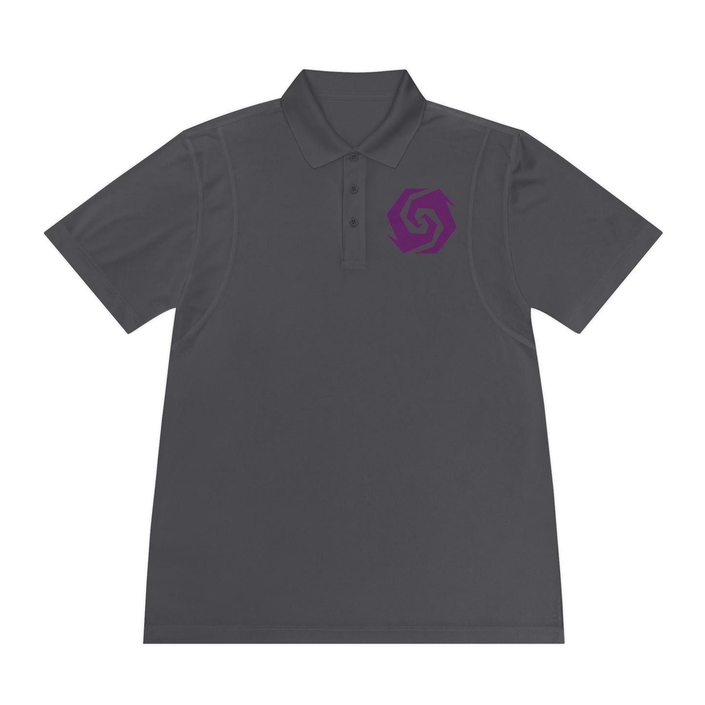 Illuminati -  Amethyst Butt Polo Shirt (Embroidery)