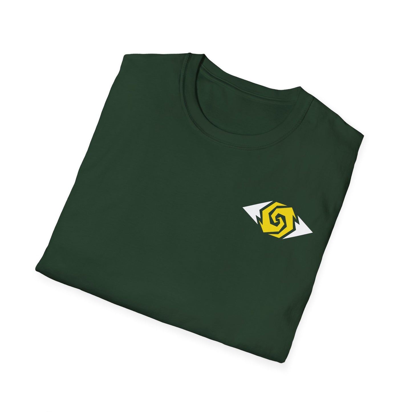 Illuminati - White/Amber Eye Logo Tee