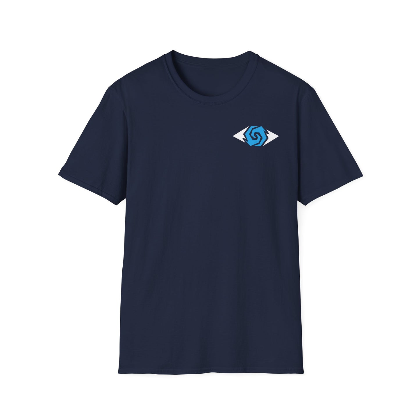 Illuminati - White/Sapphire Eye Logo Tee