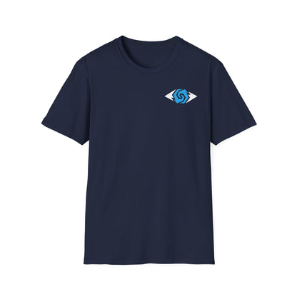 Illuminati - White/Sapphire Eye Logo Tee