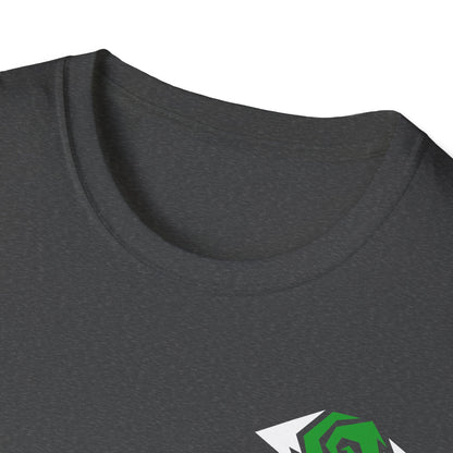 Illuminati - White/Emerald Eye Logo Tee