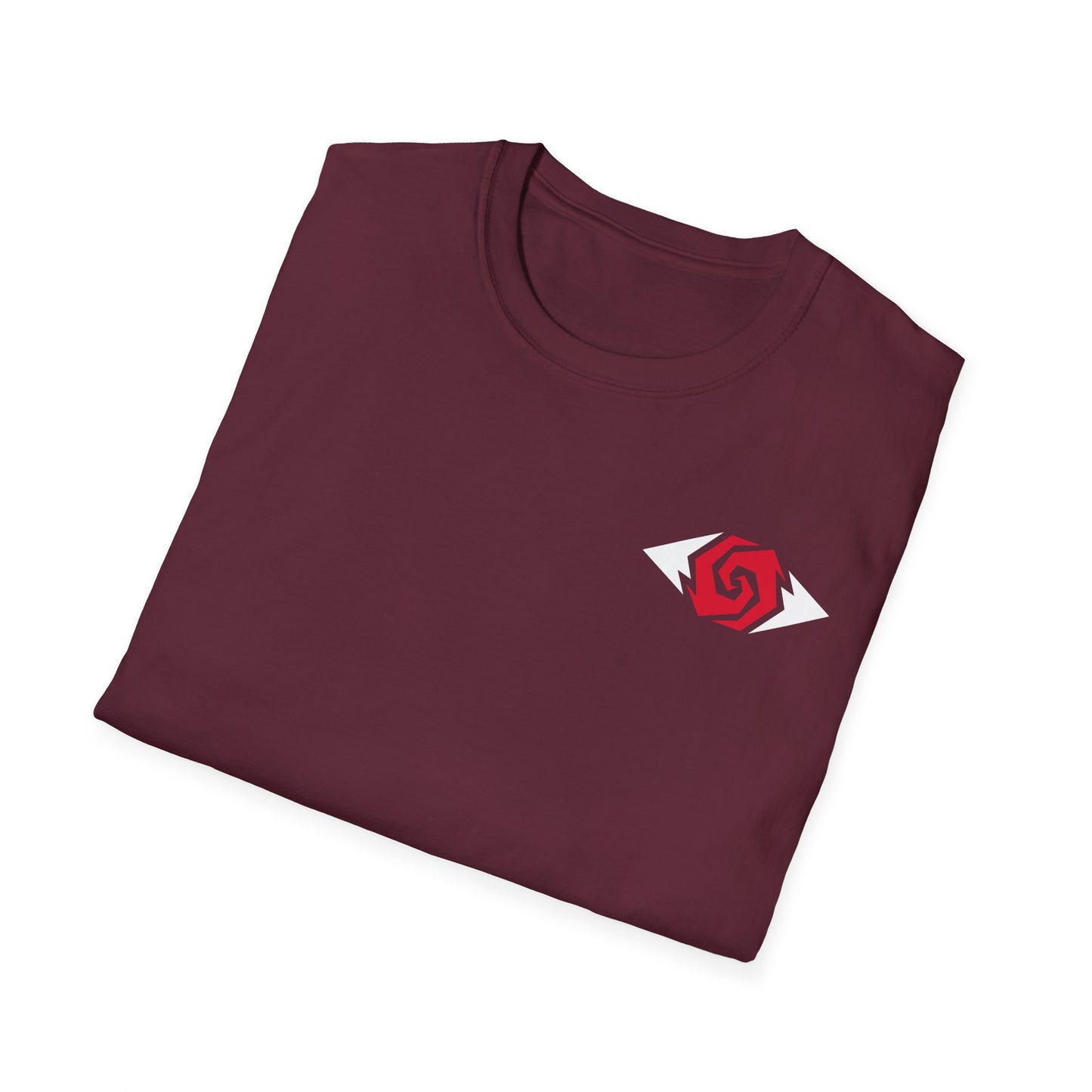Illuminati - White/Ruby Eye Logo Tee