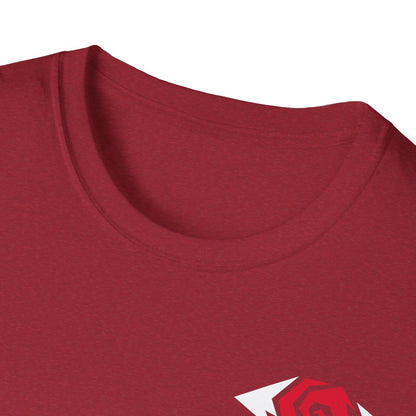 Illuminati - White/Ruby Eye Logo Tee