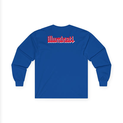 Illuminati – White/Ruby Eye Long Sleeve Tee