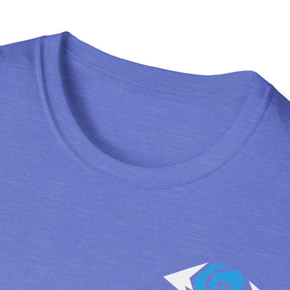 Illuminati - White/Sapphire Eye Logo Tee