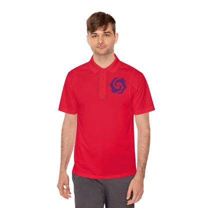 Illuminati -  Amethyst Butt Polo Shirt (Embroidery)