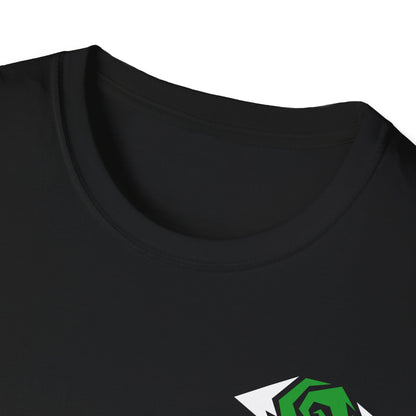 Illuminati - White/Emerald Eye Logo Tee