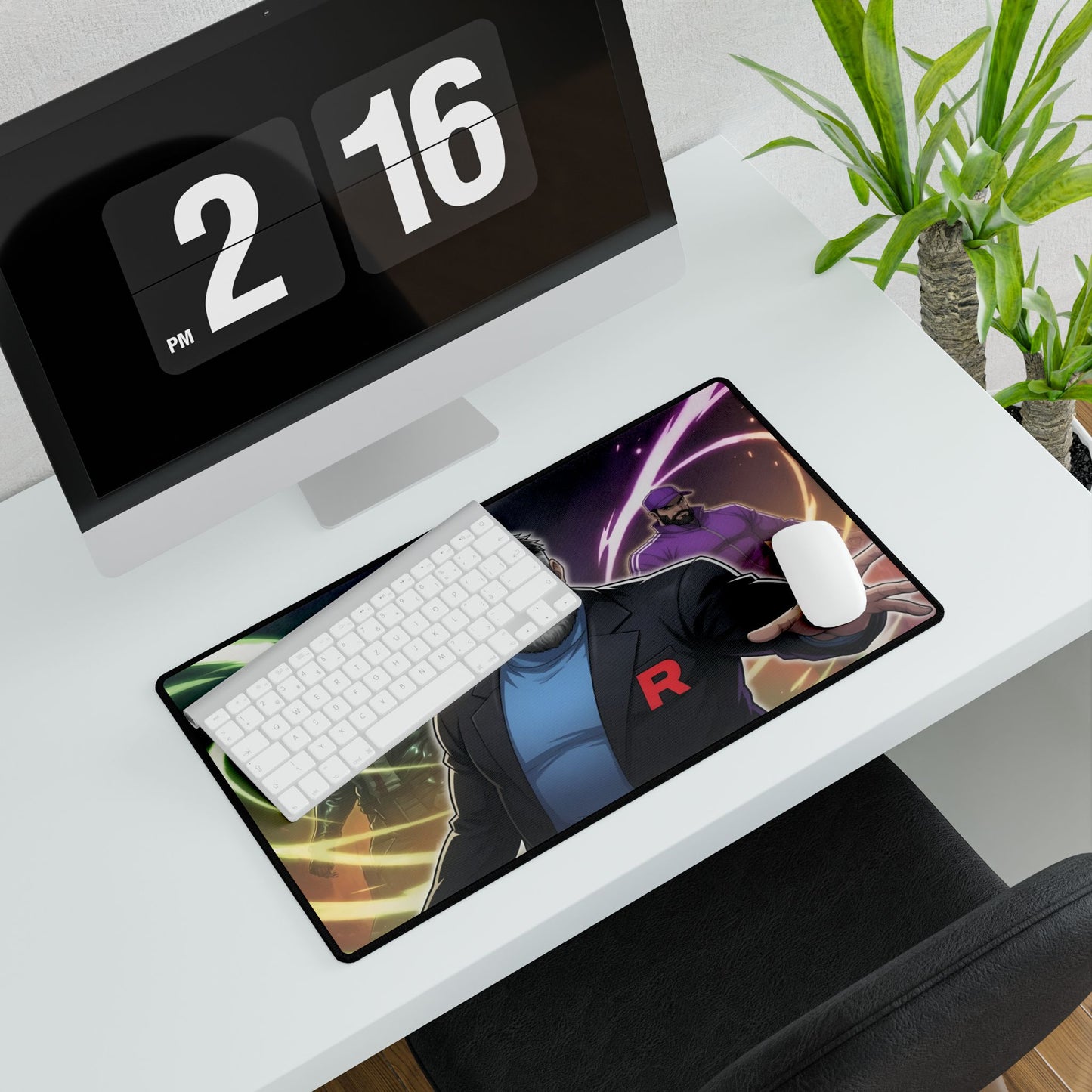 Retro Villain Desk Mat — PokeBro Gaming Mousepad