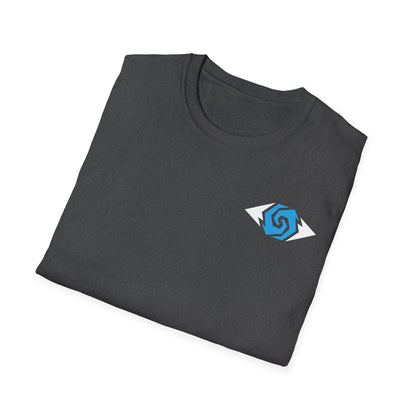 Illuminati - White/Sapphire Eye Logo Tee