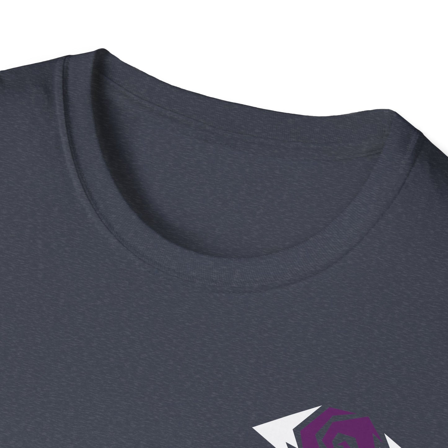 Illuminati - White/Amethyst Eye Logo Tee
