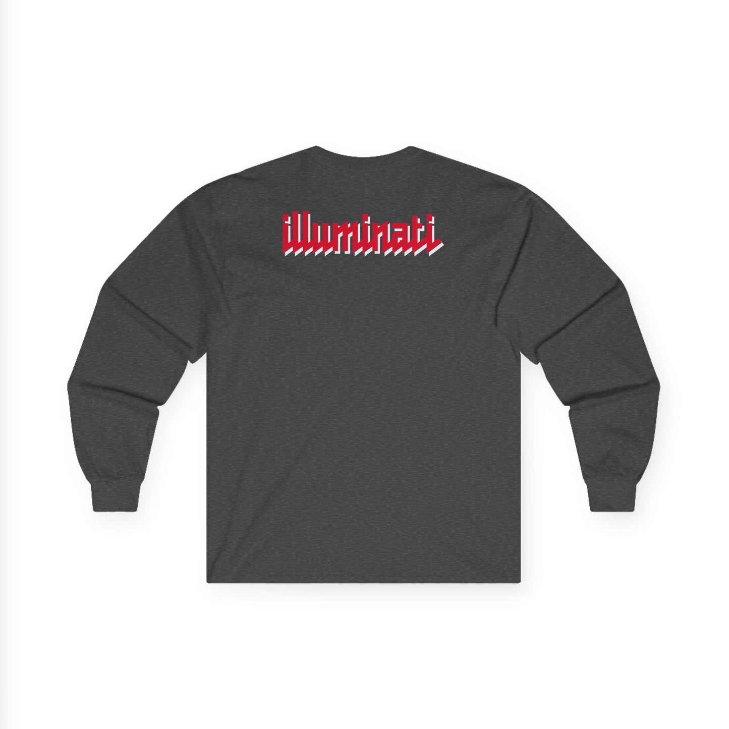 Illuminati – White/Ruby Eye Long Sleeve Tee
