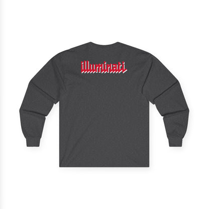Illuminati – White/Ruby Eye Long Sleeve Tee