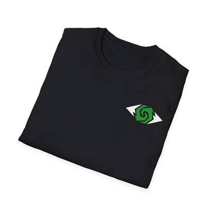 Illuminati - White/Emerald Eye Logo Tee