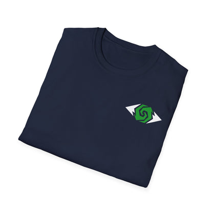 Illuminati - White/Emerald Eye Logo Tee