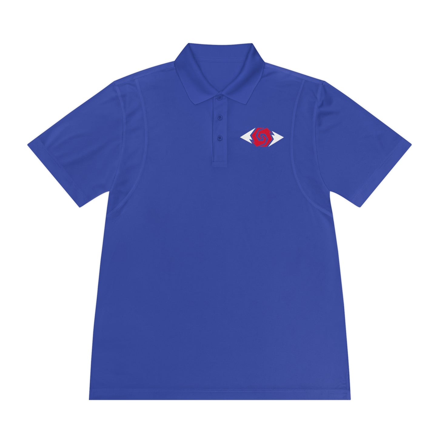 Illuminati -  White/Ruby Polo Shirt (Embroidery)