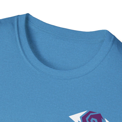 Illuminati - White/Amethyst Eye Logo Tee