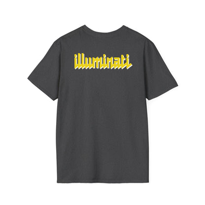 Illuminati - White/Amber Eye Logo Tee